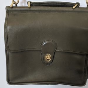 Vintage coach court shoulder bag